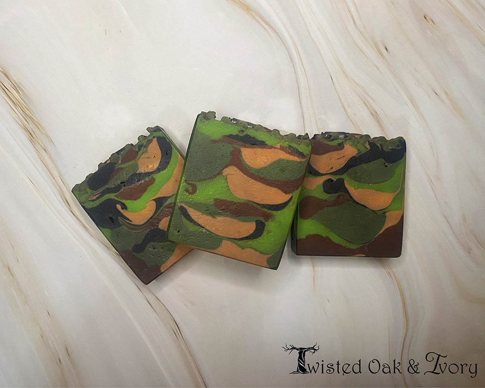 Handmade Soap: Gunner Camo Luxury Body Bar