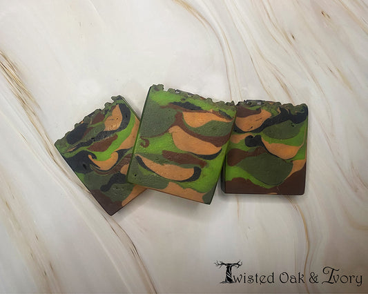 Handmade Soap: Gunner Camo Luxury Body Bar