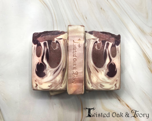 Handmade Soap: Black Raspberry & Vanilla Luxury Body Bar- Large