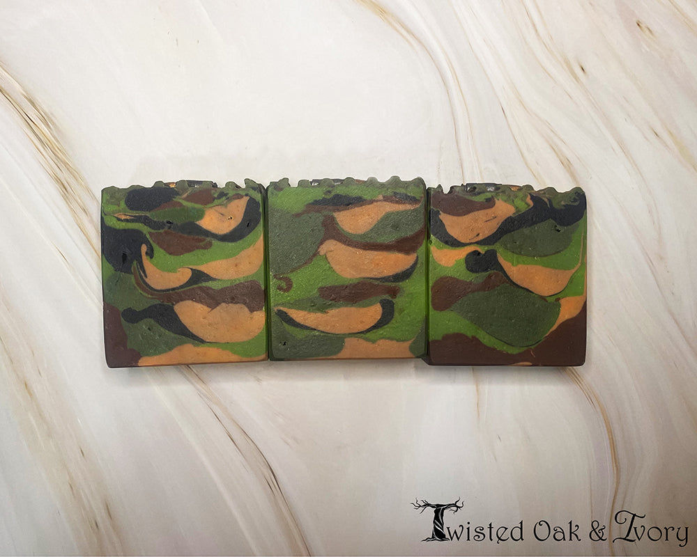 Handmade Soap: Gunner Camo Luxury Body Bar