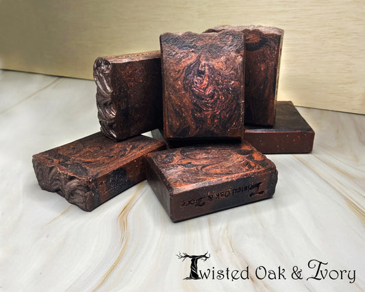 Handmade Soap: Heirloom Tomato & Activated Charcoal Body Bar (limited)