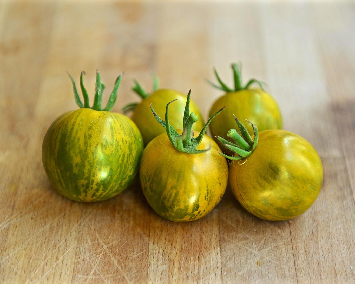 Tomato: Green Zebra Cherry
