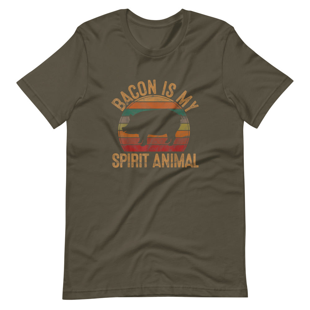 Bacon Is My Spirit Animal Tee Shirt (6149691605147)