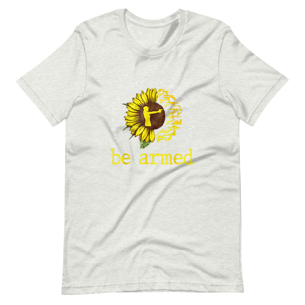 Be Armed Sunflower Tee Shirt (6149679480987)