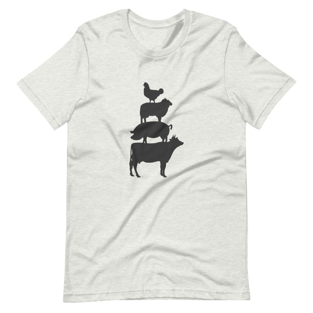 Cow, Pig, Sheep, and Chicken Tee Shirt (6149679939739)