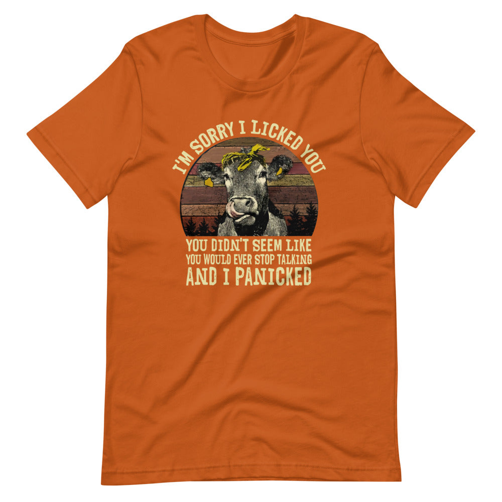 Sorry I Licked You Tee Shirt (6149682233499)