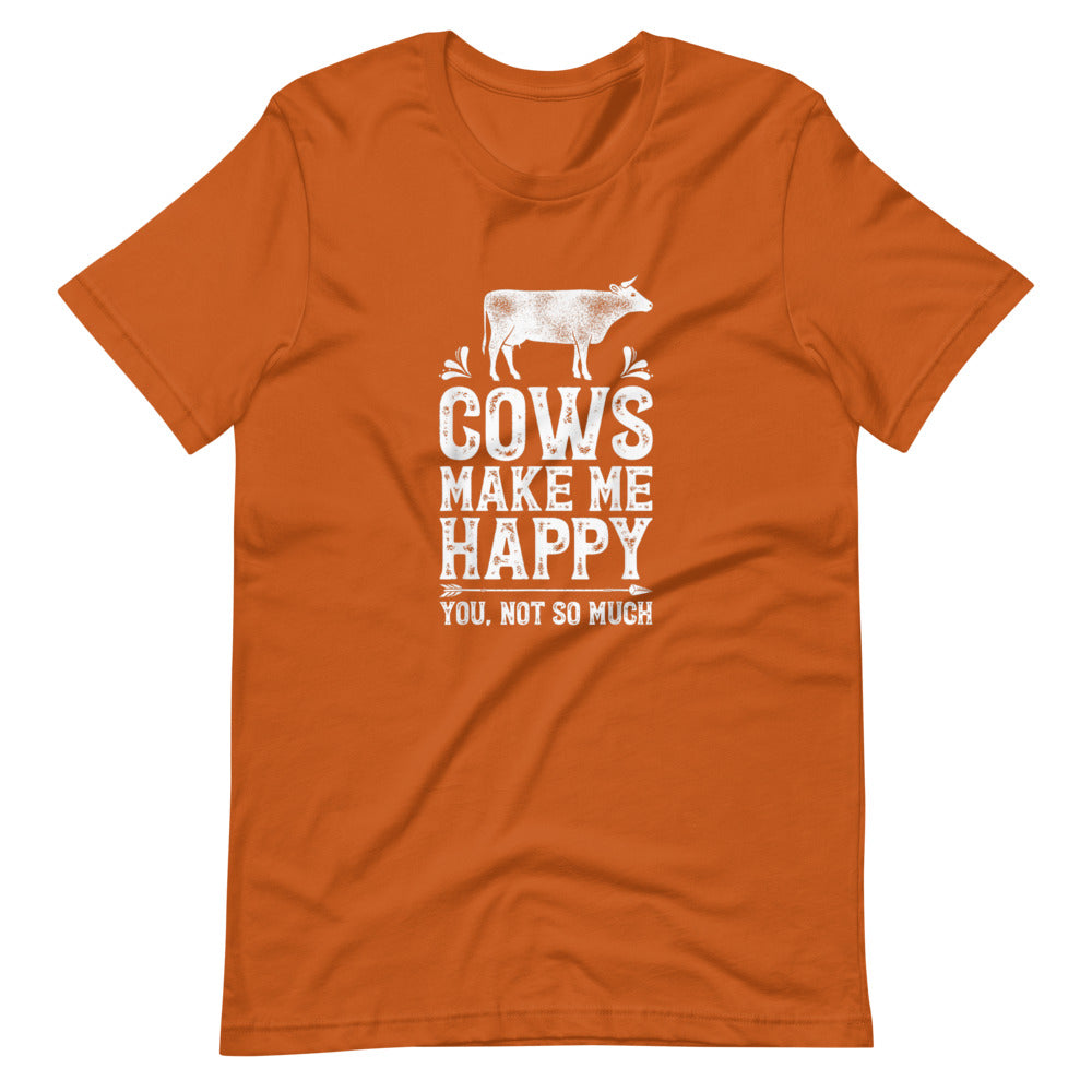 Cows Make Me Happy Tee Shirt (6149720047771)