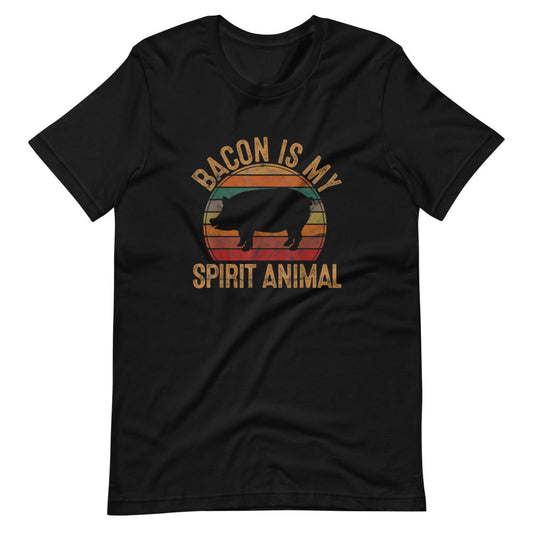 Bacon Is My Spirit Animal Tee Shirt (6149691605147)