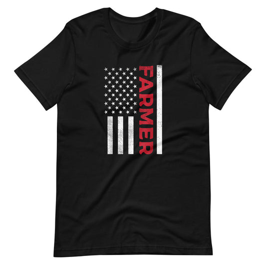 Farmer And Flag Tee Shirt (6149712707739)