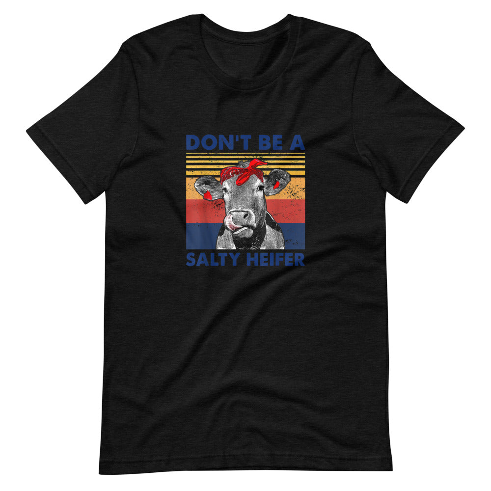Don't Be A Salty Heifer Tee Shirt (6149728338075)