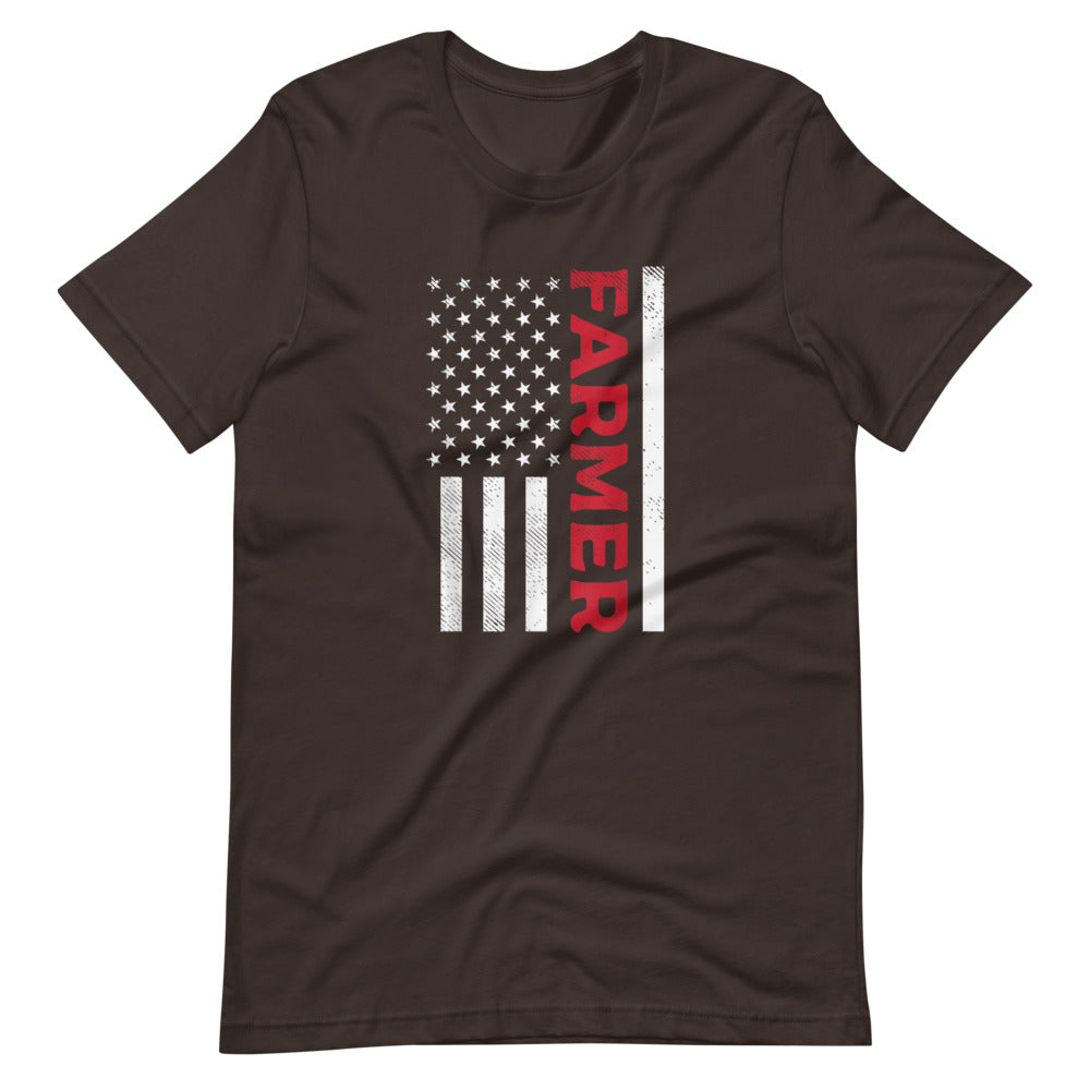 Farmer And Flag Tee Shirt (6149712707739)