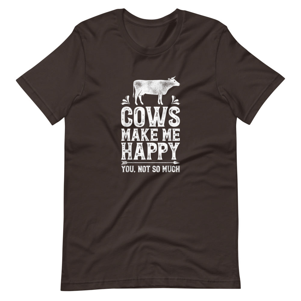 Cows Make Me Happy Tee Shirt (6149720047771)