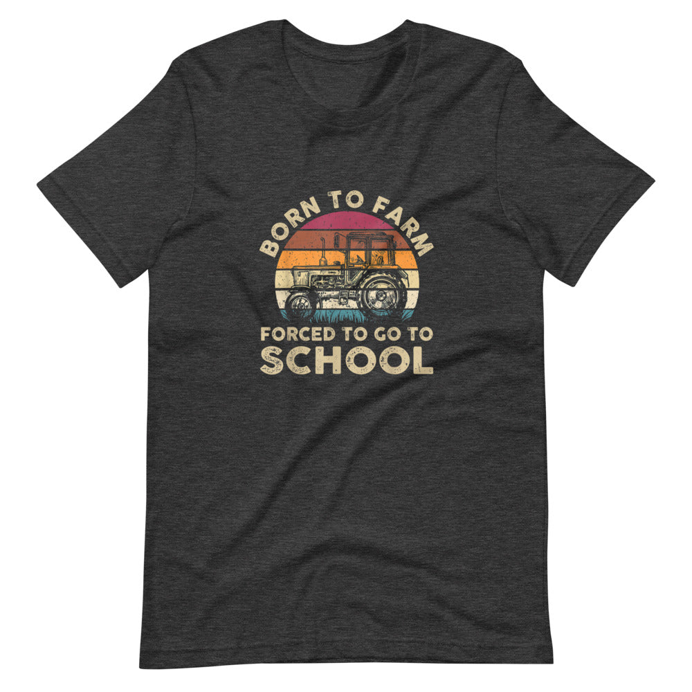 Born To Farm Made To School Tee Shirt (6149715394715)