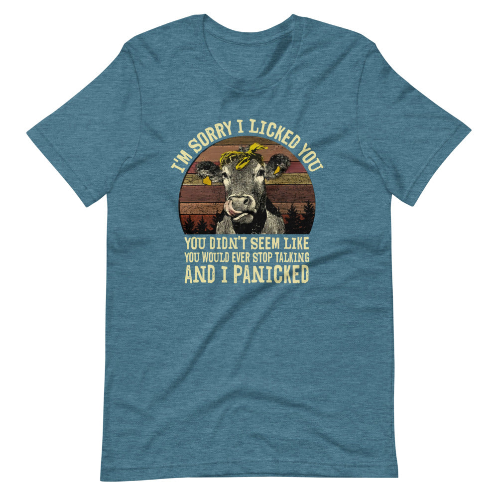Sorry I Licked You Tee Shirt (6149682233499)