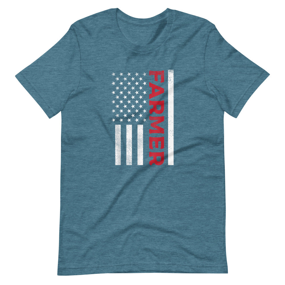 Farmer And Flag Tee Shirt (6149712707739)