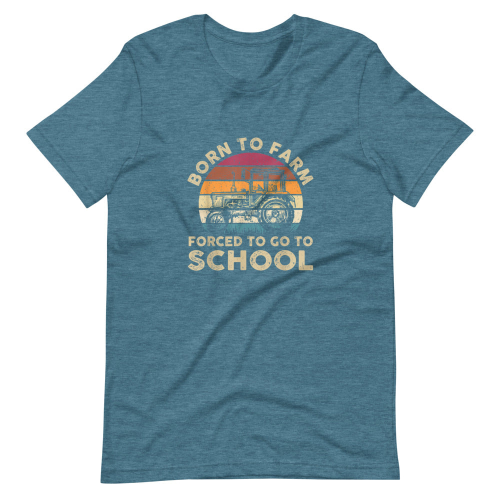 Born To Farm Made To School Tee Shirt (6149715394715)