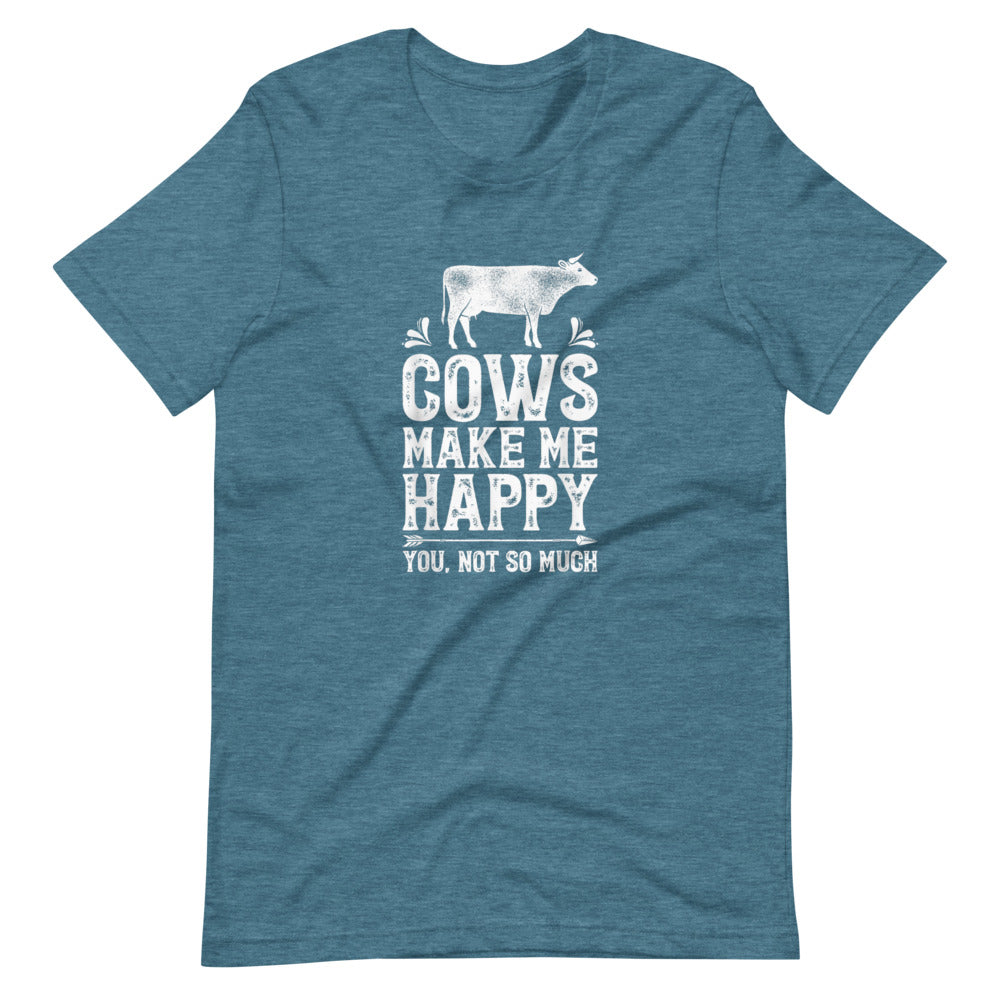 Cows Make Me Happy Tee Shirt (6149720047771)