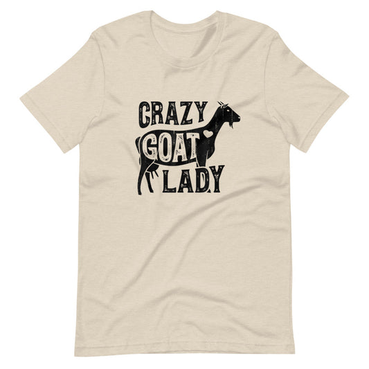 Crazy Goat Lady Tee Shirt (6149708972187)