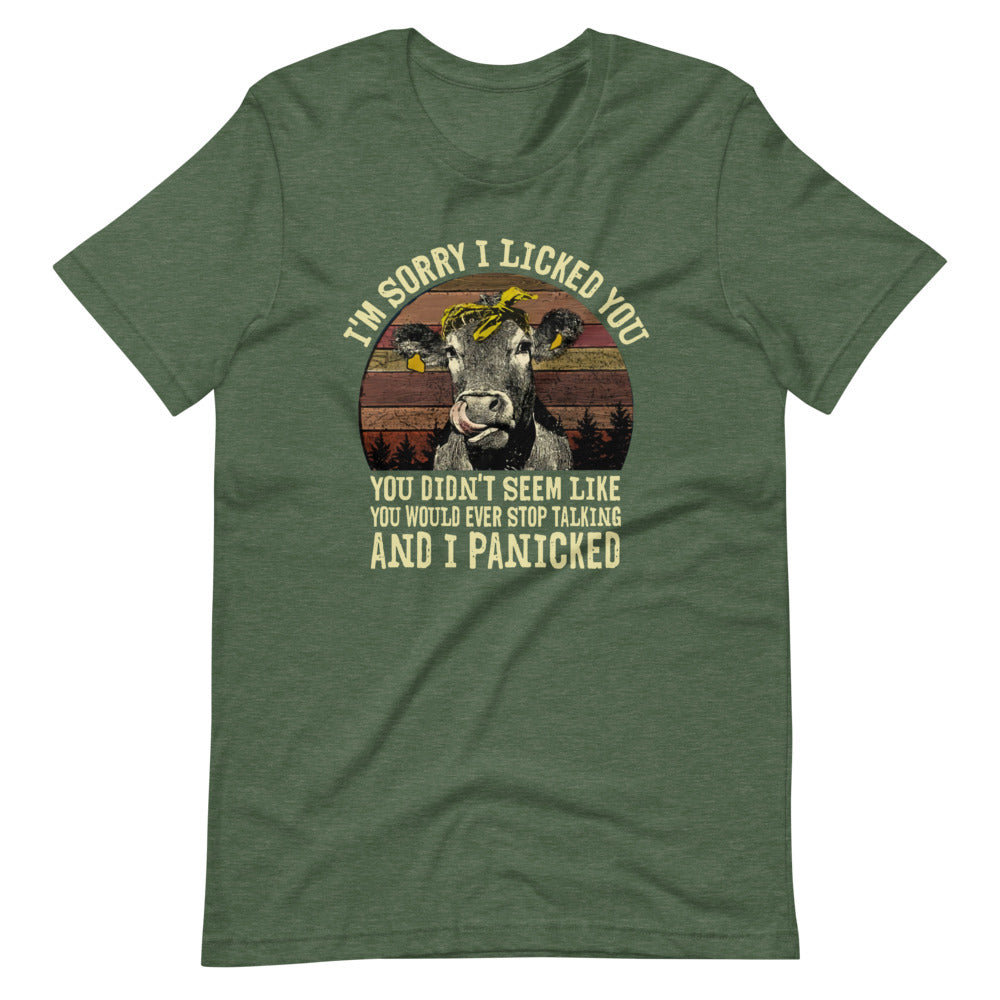 Sorry I Licked You Tee Shirt (6149682233499)