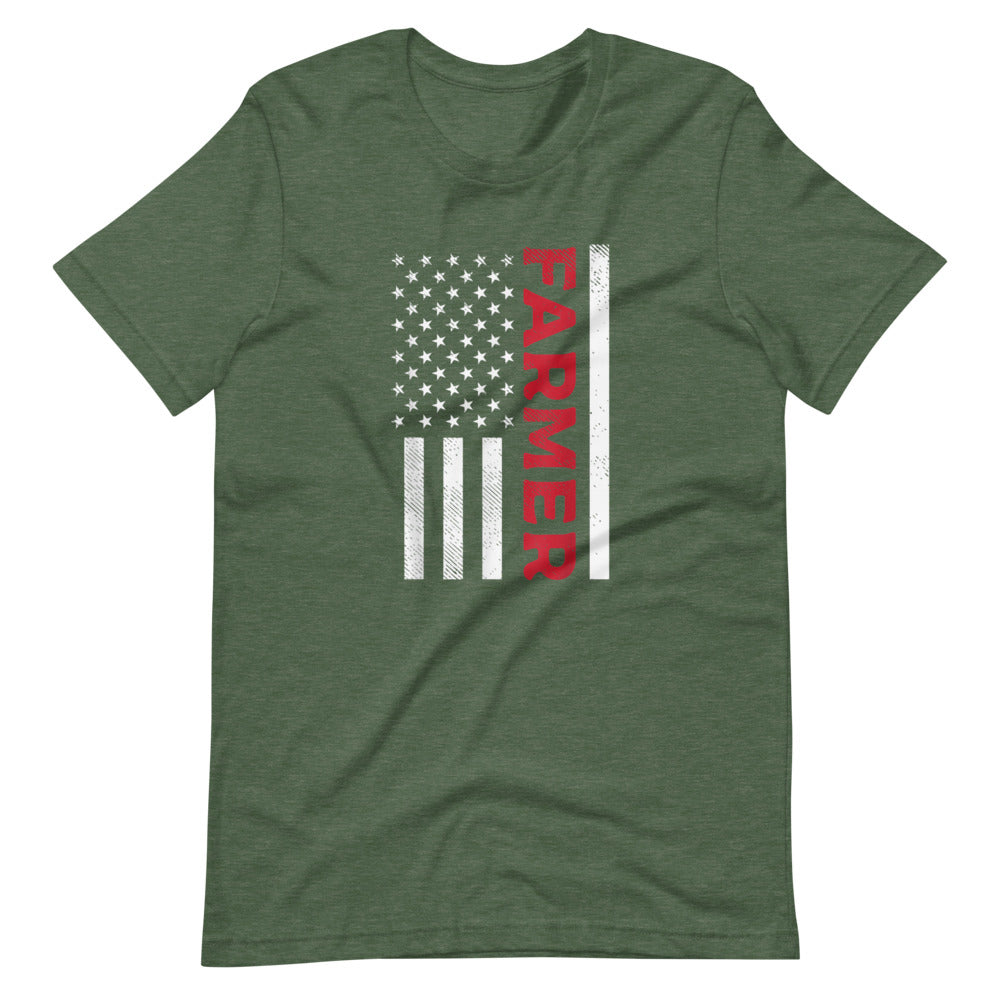 Farmer And Flag Tee Shirt (6149712707739)