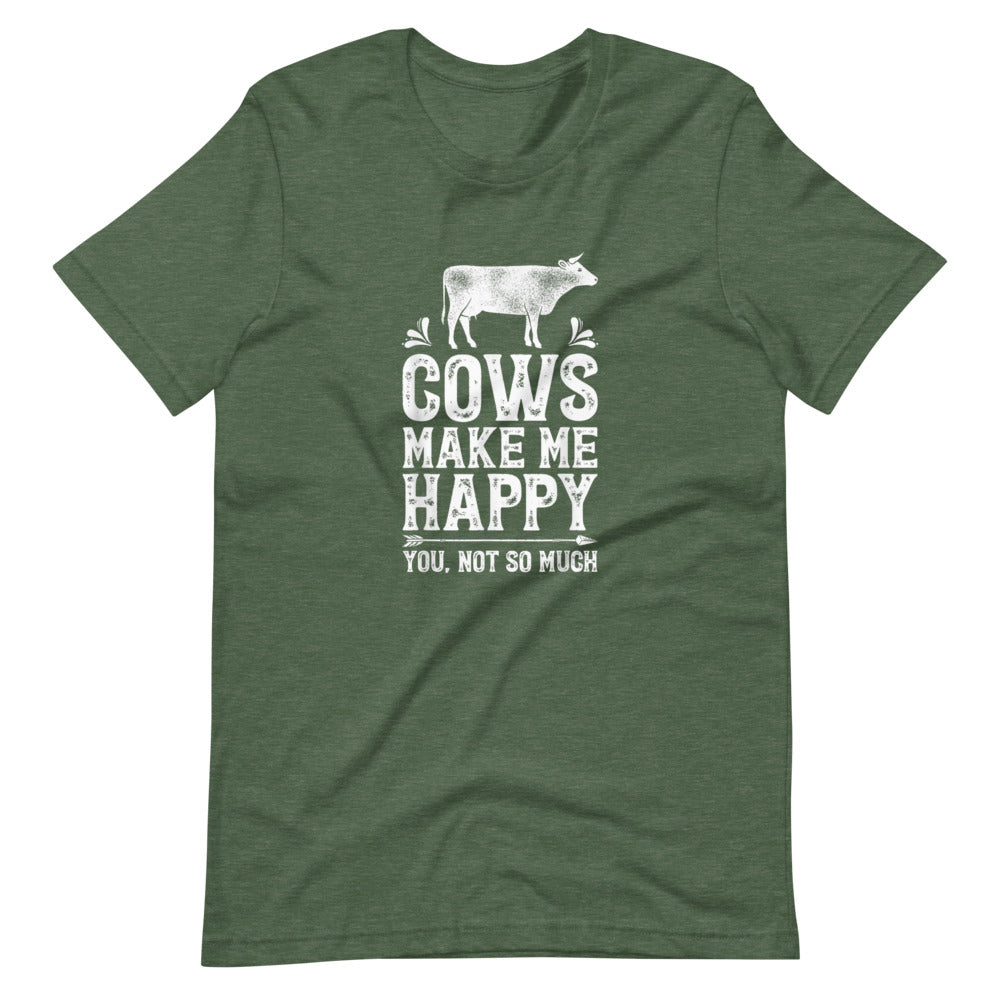 Cows Make Me Happy Tee Shirt (6149720047771)