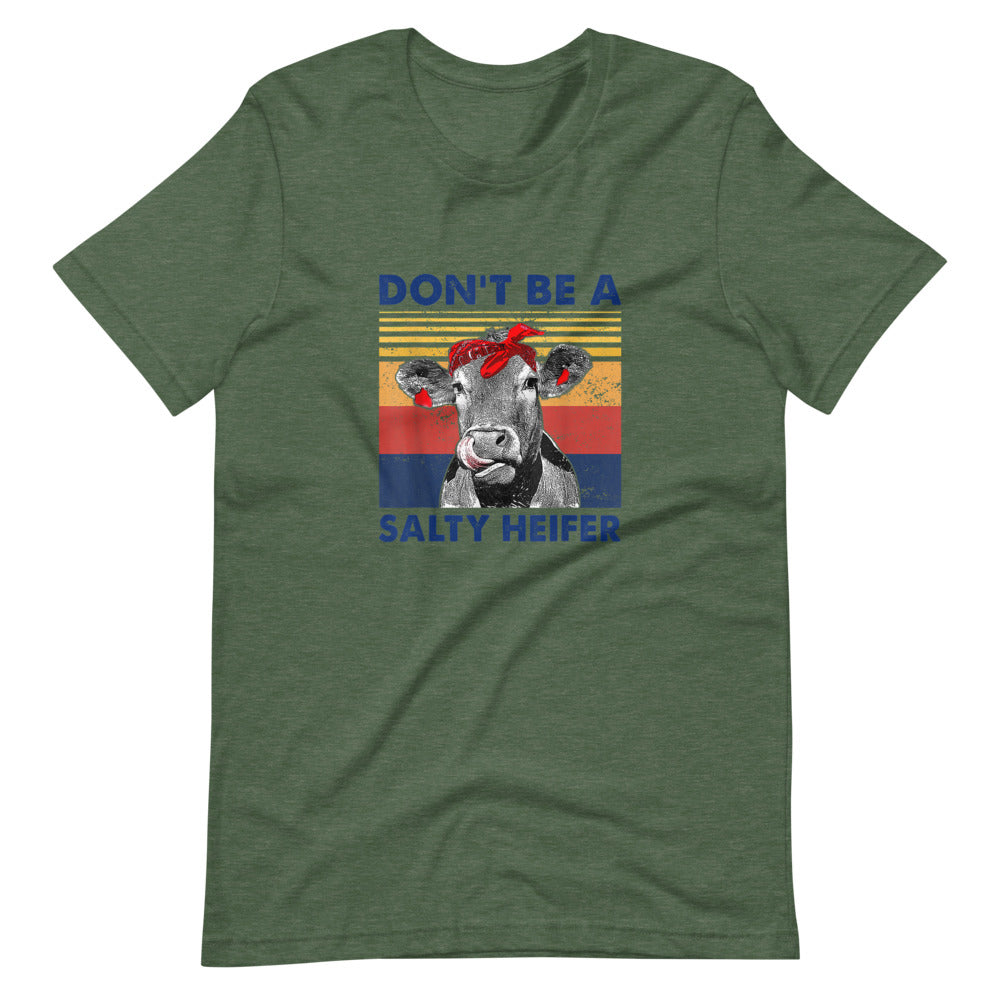 Don't Be A Salty Heifer Tee Shirt (6149728338075)