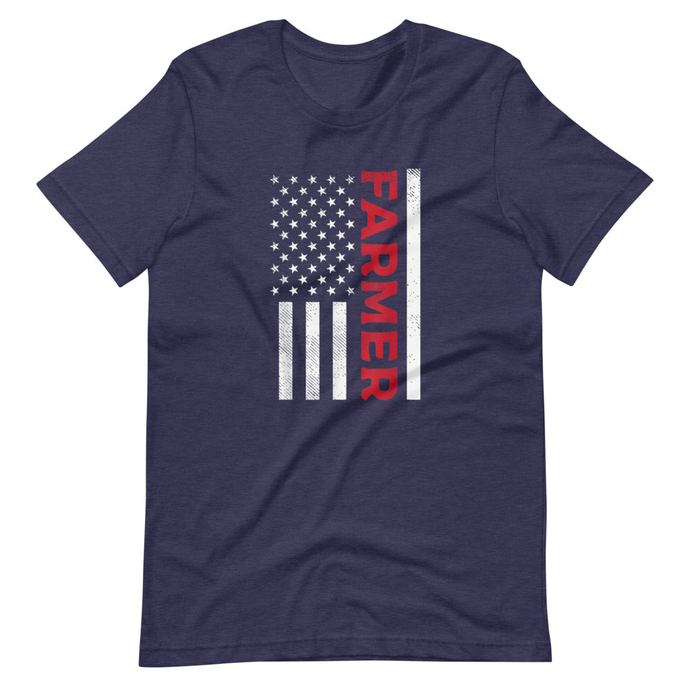 Farmer And Flag Tee Shirt (6149712707739)