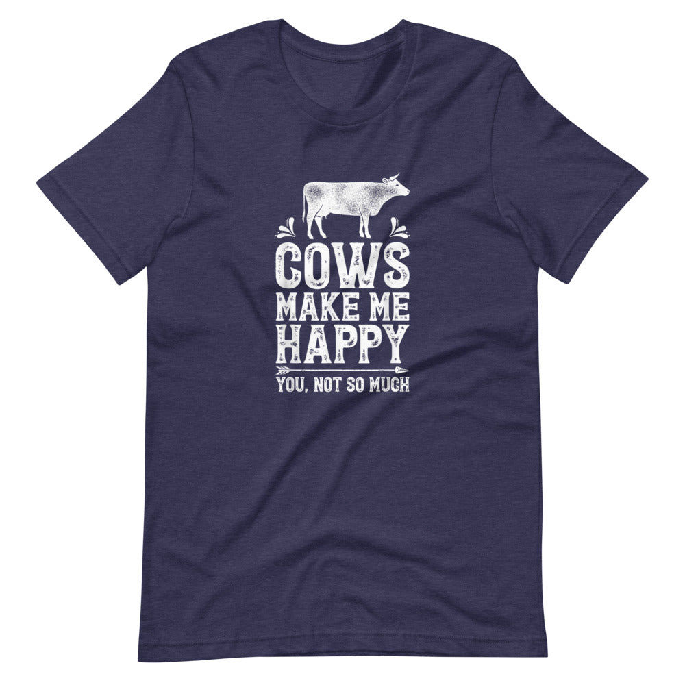 Cows Make Me Happy Tee Shirt (6149720047771)