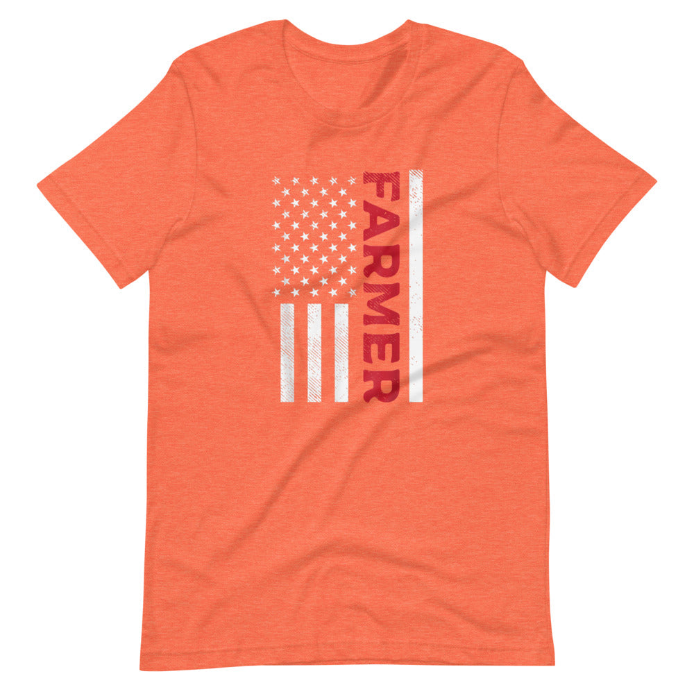 Farmer And Flag Tee Shirt (6149712707739)