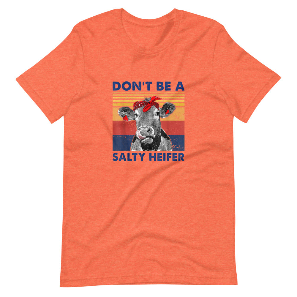 Don't Be A Salty Heifer Tee Shirt (6149728338075)