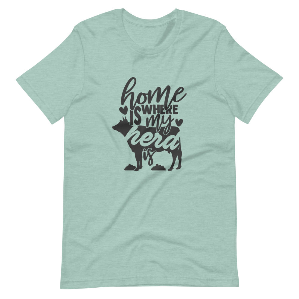 Home Is Where My Herd Is Tee Shirt (6149680464027)