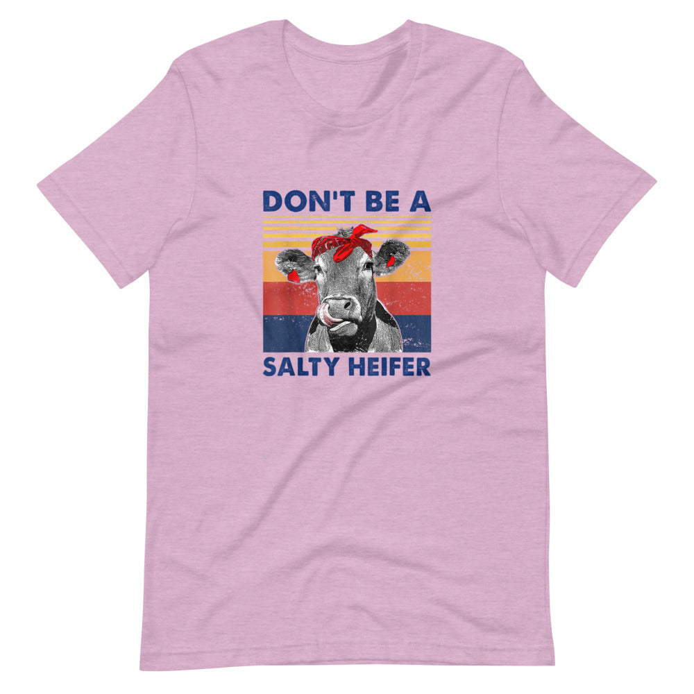 Don't Be A Salty Heifer Tee Shirt (6149728338075)