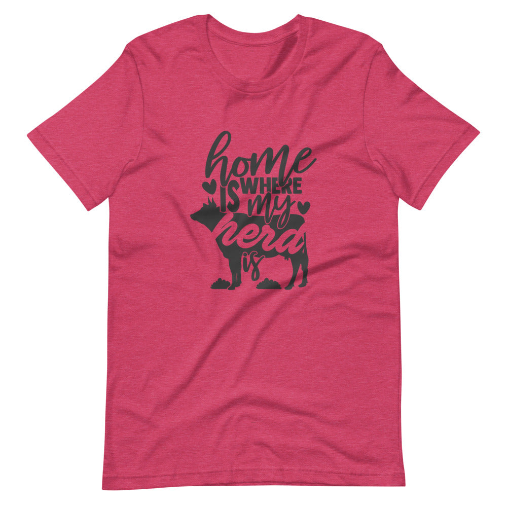 Home Is Where My Herd Is Tee Shirt (6149680464027)