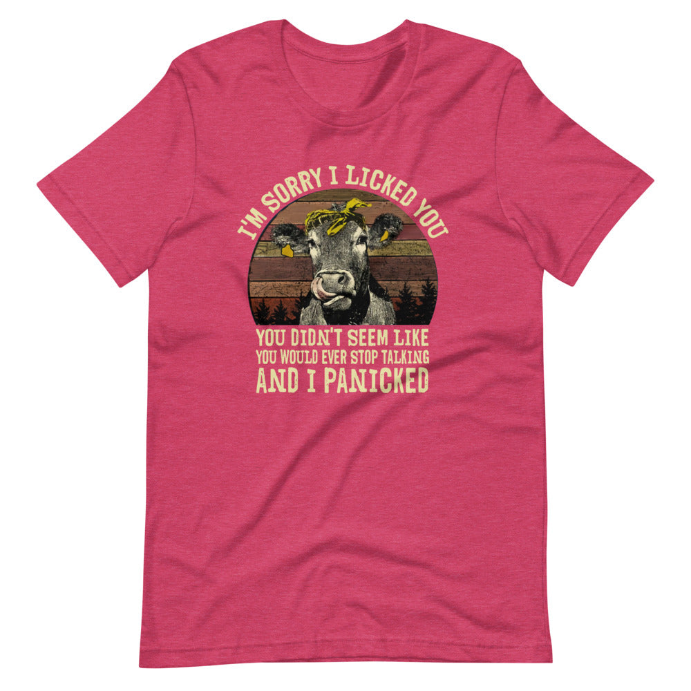 Sorry I Licked You Tee Shirt (6149682233499)
