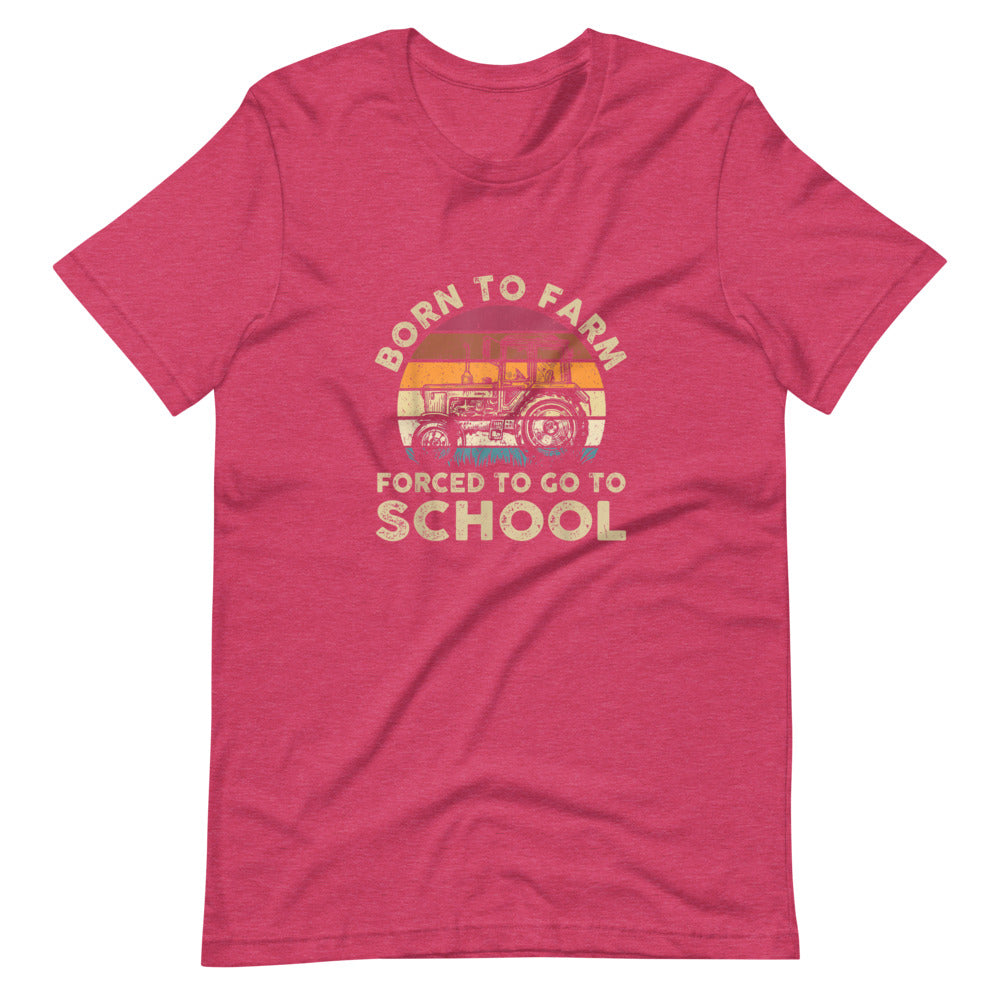 Born To Farm Made To School Tee Shirt (6149715394715)