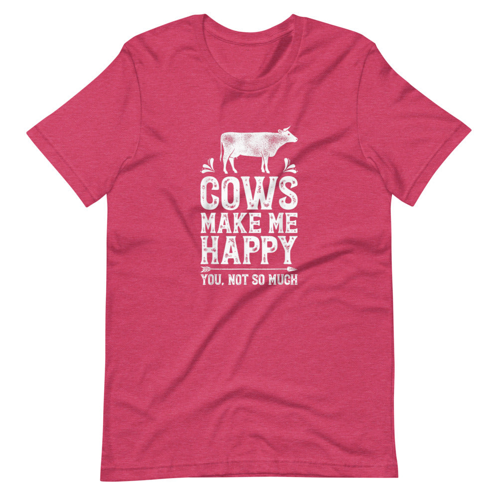 Cows Make Me Happy Tee Shirt (6149720047771)