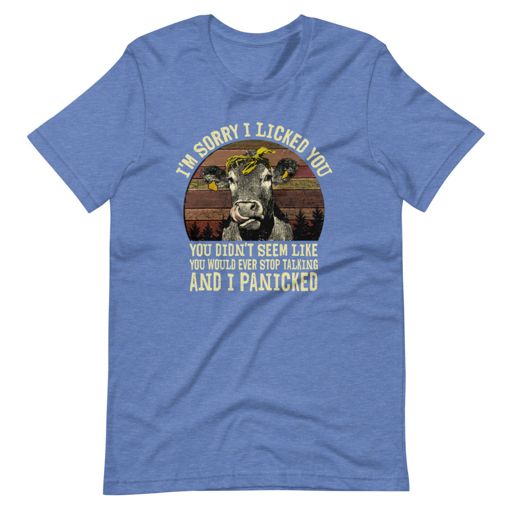 Sorry I Licked You Tee Shirt (6149682233499)