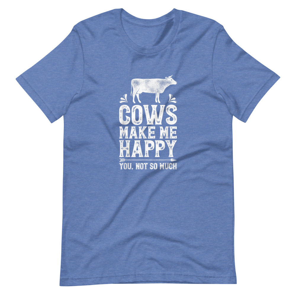 Cows Make Me Happy Tee Shirt (6149720047771)