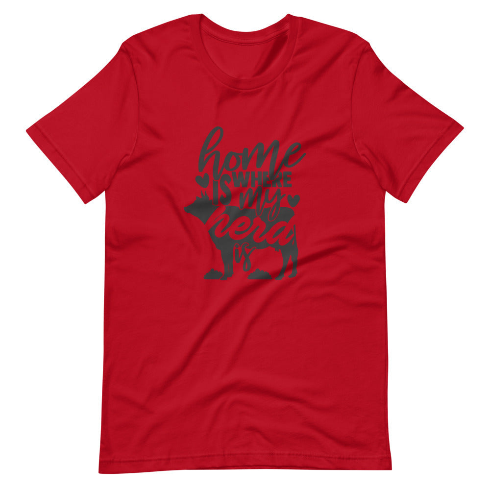 Home Is Where My Herd Is Tee Shirt (6149680464027)