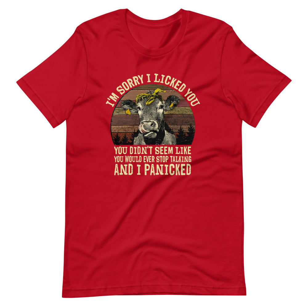 Sorry I Licked You Tee Shirt (6149682233499)