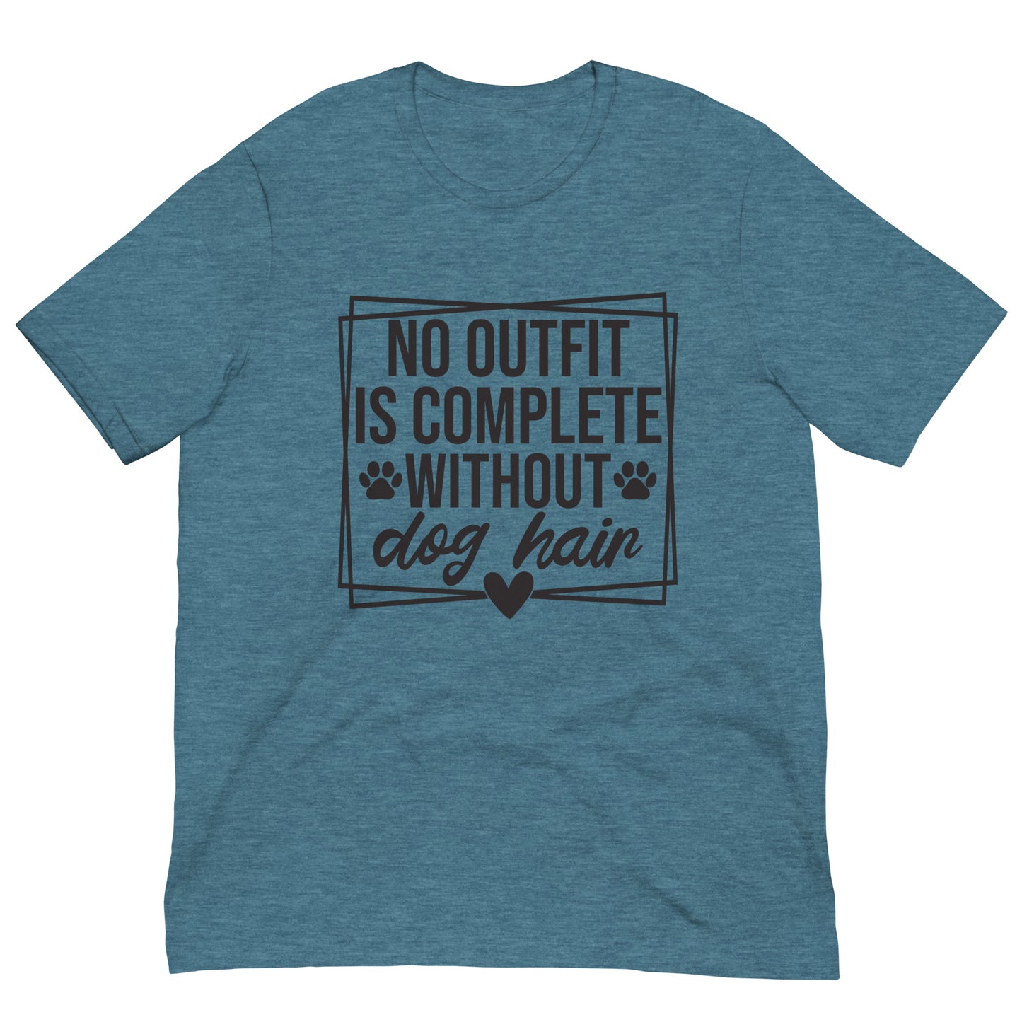 No outfit is complete without dog hair t-shirt