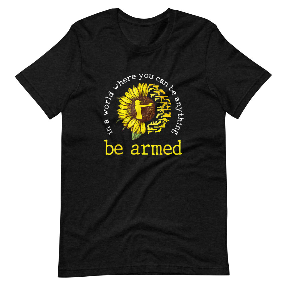 Be Armed Sunflower Tee Shirt (6149679480987)