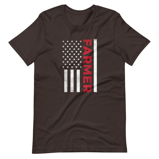 Farmer And Flag Tee Shirt (6149712707739)