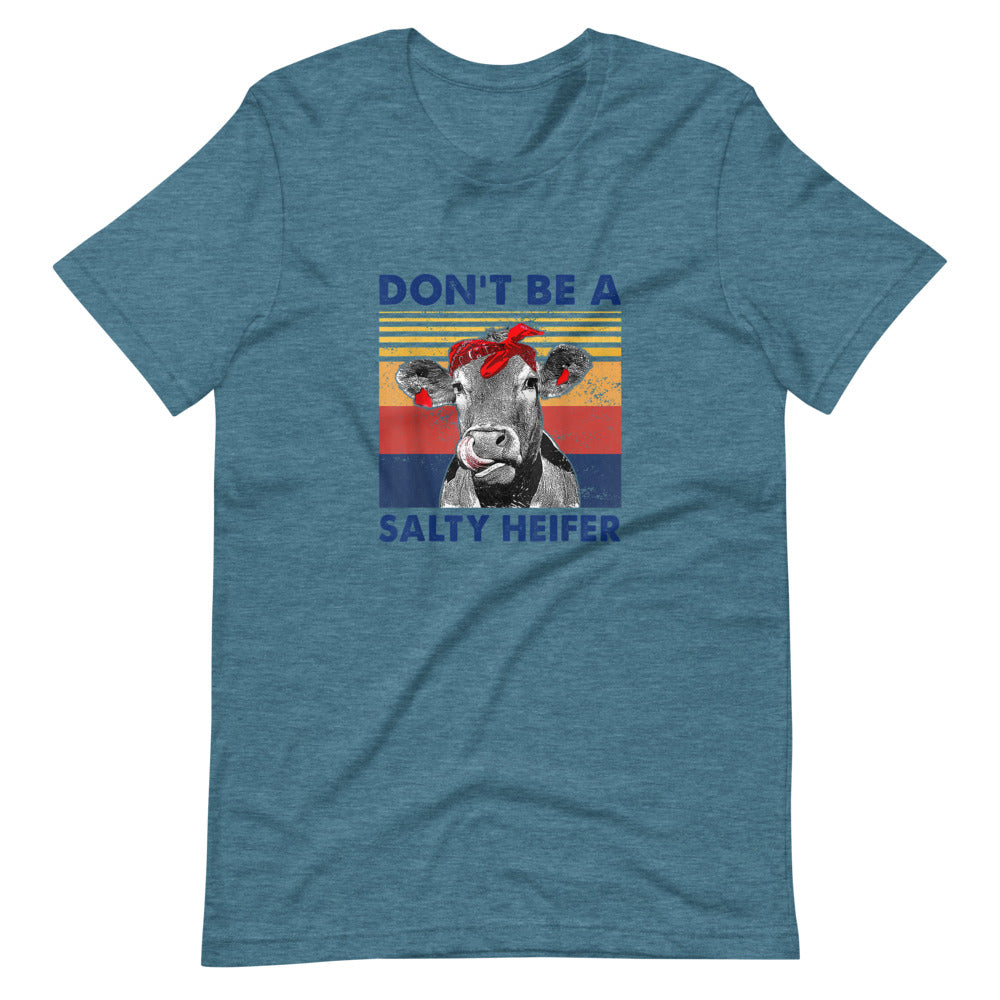 Don't Be A Salty Heifer Tee Shirt (6149728338075)