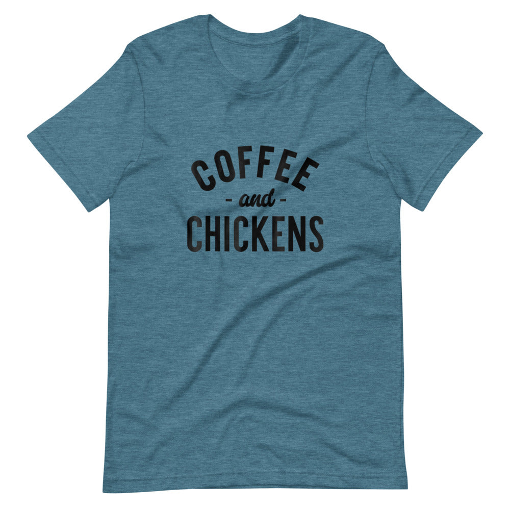 Coffee And Chickens Tee Shirt (6161968529563)