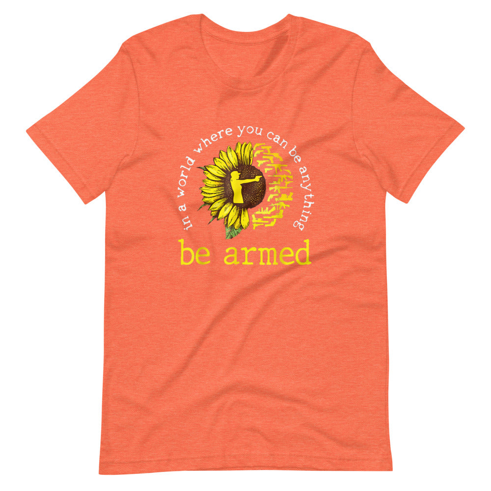 Be Armed Sunflower Tee Shirt (6149679480987)