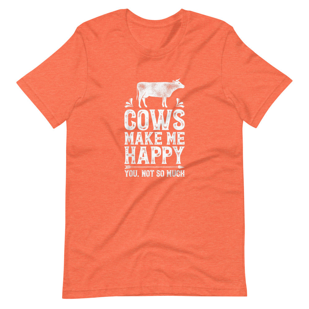 Cows Make Me Happy Tee Shirt (6149720047771)
