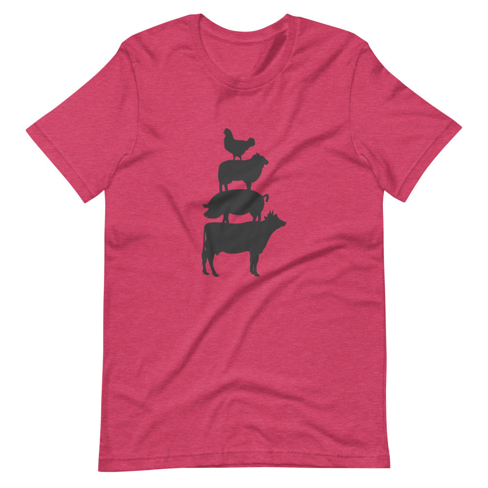 Cow, Pig, Sheep, and Chicken Tee Shirt (6149679939739)