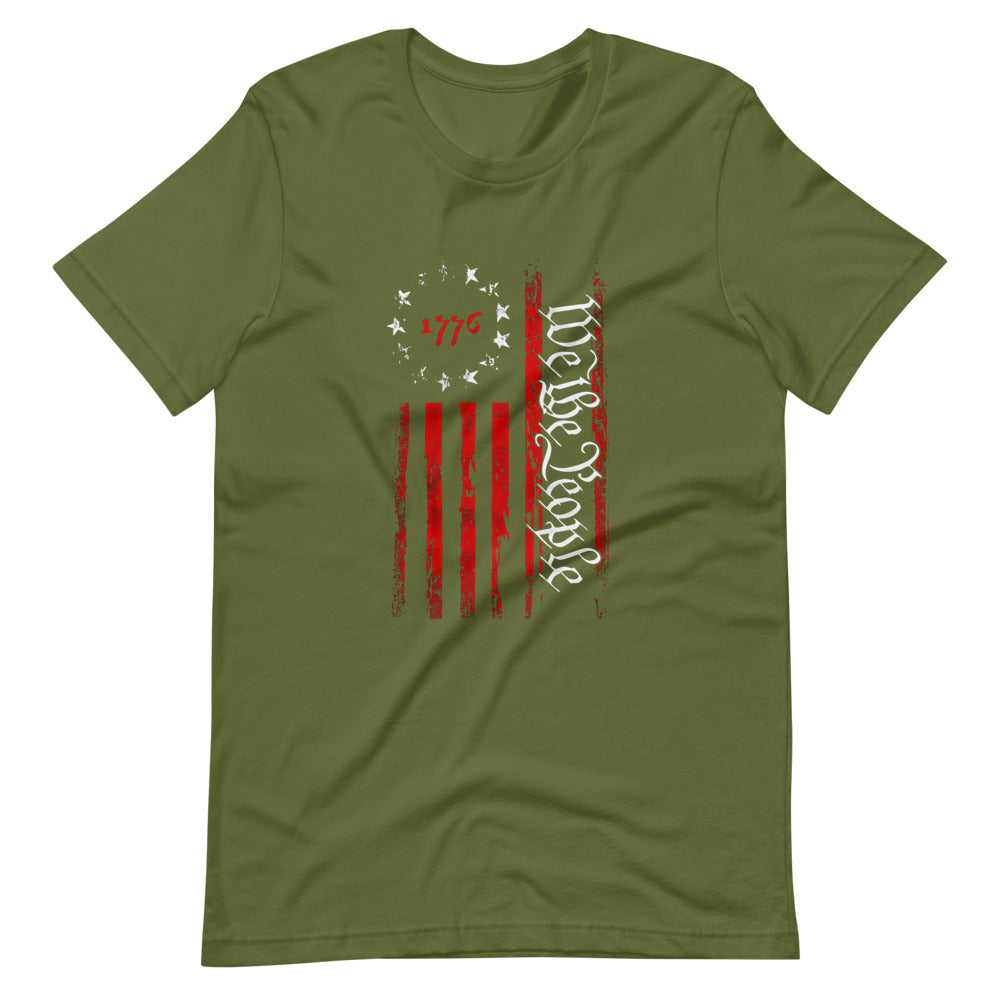 1776 Flag Patriot Tee Shirt (6149684330651)