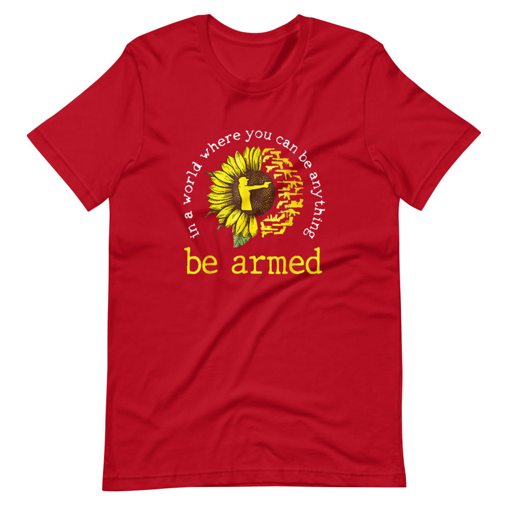 Be Armed Sunflower Tee Shirt (6149679480987)